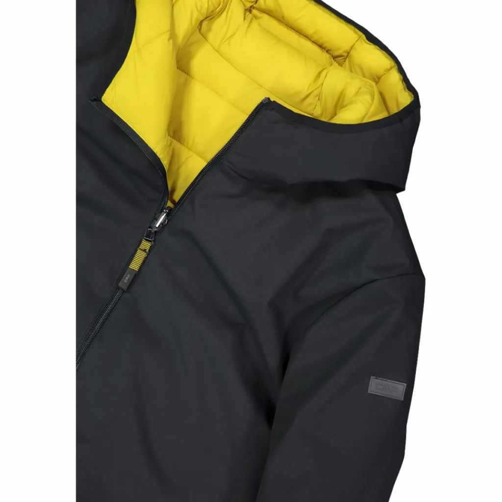 Reversible Herrenjacke mit feststehender Kapuze>CMP Hot