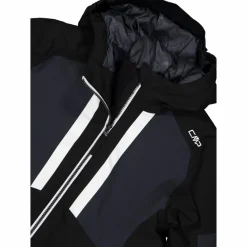 Skijacke aus Twill für Jungen mit Kapuze><noscript><img width=