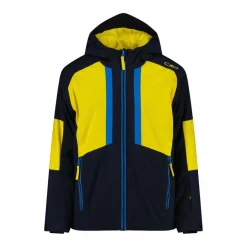 Skijacke aus Twill für Jungen mit Kapuze><noscript><img width=