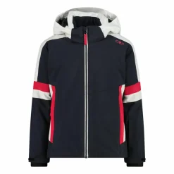 Skijacke für Mädchen mit abnehmbarer Kapuze><noscript><img width=