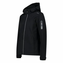 Softshell-Damenjacke mit abnehmbarer Kapuze><noscript><img width=