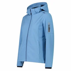 Softshell-Damenjacke mit abnehmbarer Kapuze><noscript><img width=