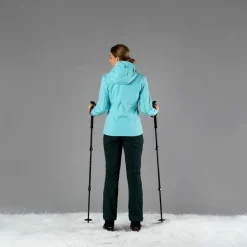 Softshell-Damenjacke mit abnehmbarer Kapuze><noscript><img width=