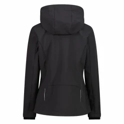 Softshell-Damenjacke mit abnehmbarer Kapuze><noscript><img width=
