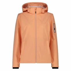 Softshell-Damenjacke mit abnehmbarer Kapuze><noscript><img width=