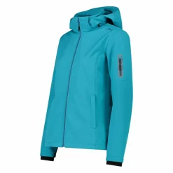 Softshell-Damenjacke mit abnehmbarer Kapuze><noscript><img width=