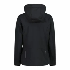 Softshell-Damenjacke mit abnehmbarer Kapuze><noscript><img width=