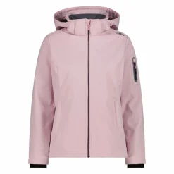 Softshell-Damenjacke mit abnehmbarer Kapuze><noscript><img width=