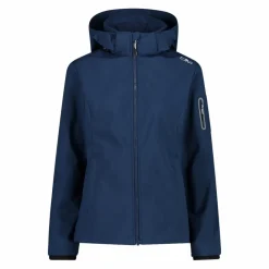 Softshell-Damenjacke mit abnehmbarer Kapuze><noscript><img width=