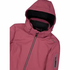 Softshell-Damenjacke mit abnehmbarer Kapuze><noscript><img width=