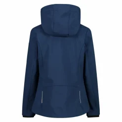 Softshell-Damenjacke mit abnehmbarer Kapuze><noscript><img width=