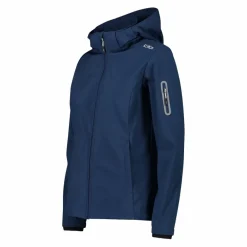 Softshell-Damenjacke mit abnehmbarer Kapuze><noscript><img width=