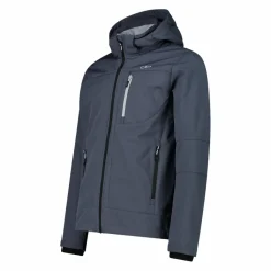 Softshell-Herrenjacke mit abnehmbarer Kapuze><noscript><img width=