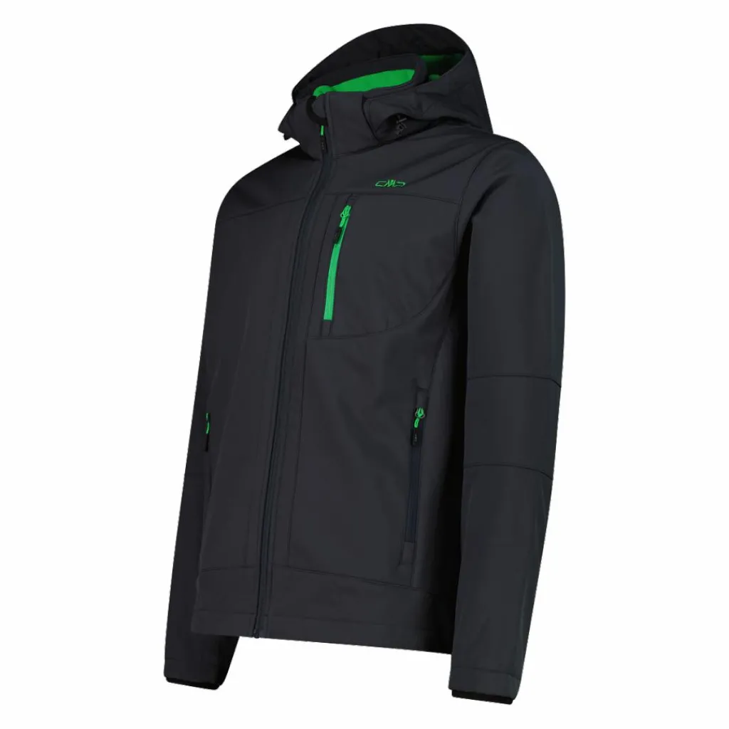 Softshell-Herrenjacke mit abnehmbarer Kapuze>CMP New