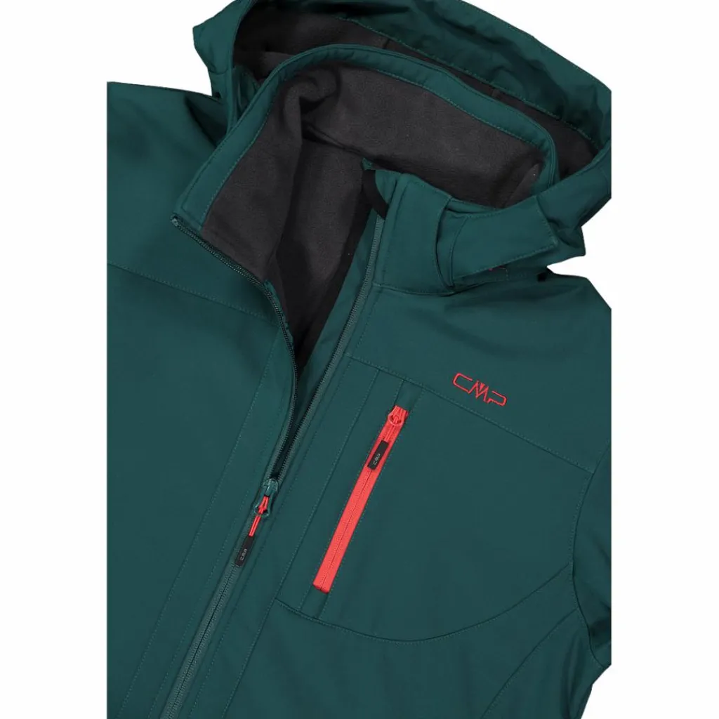 Softshell-Herrenjacke mit abnehmbarer Kapuze>CMP New