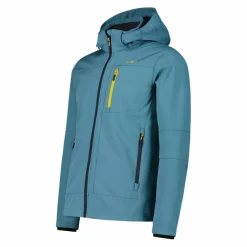 Softshell-Herrenjacke mit abnehmbarer Kapuze><noscript><img width=