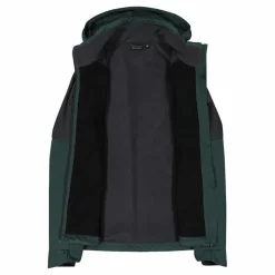 Softshelljacke für Herren mit Kapuze und zweifarbigem Grid-Jacquard-Motiv><noscript><img width=