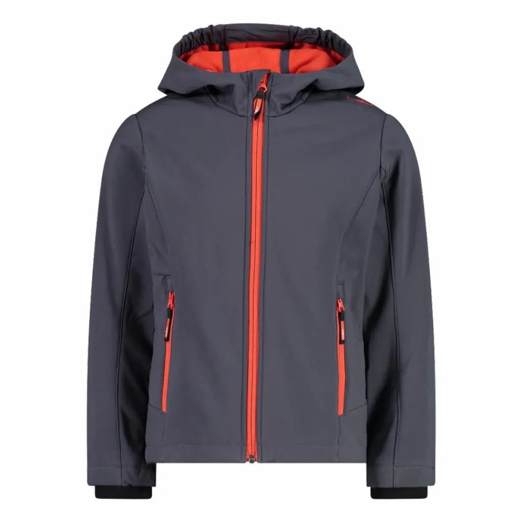 Softshell-Mädchenjacke mit Fix-Hood>CMP Discount