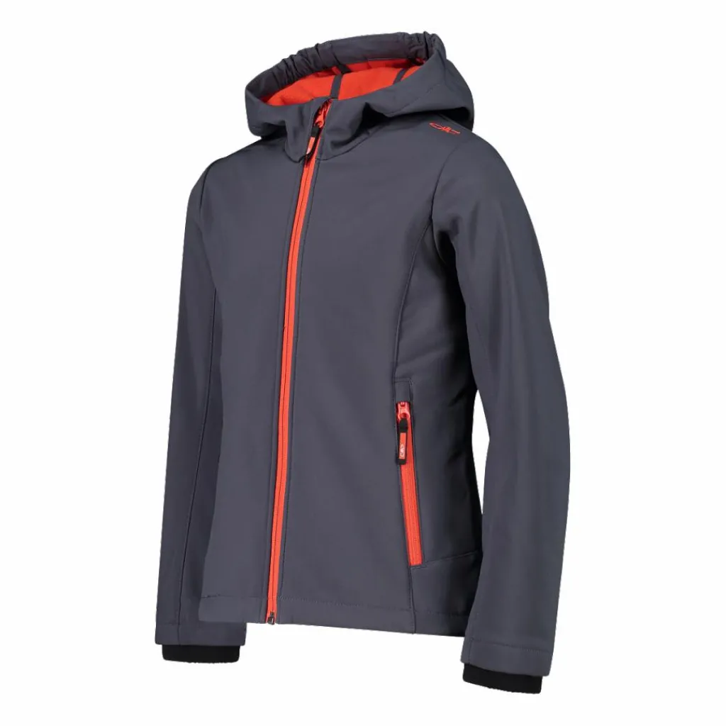 Softshell-Mädchenjacke mit Fix-Hood>CMP Discount