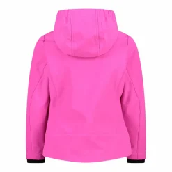 Softshell-Mädchenjacke mit Fix-Hood><noscript><img width=