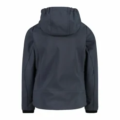 Softshell-Mädchenjacke mit Fix-Hood><noscript><img width=