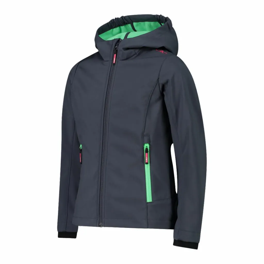 Softshell-Mädchenjacke mit Fix-Hood>CMP Discount