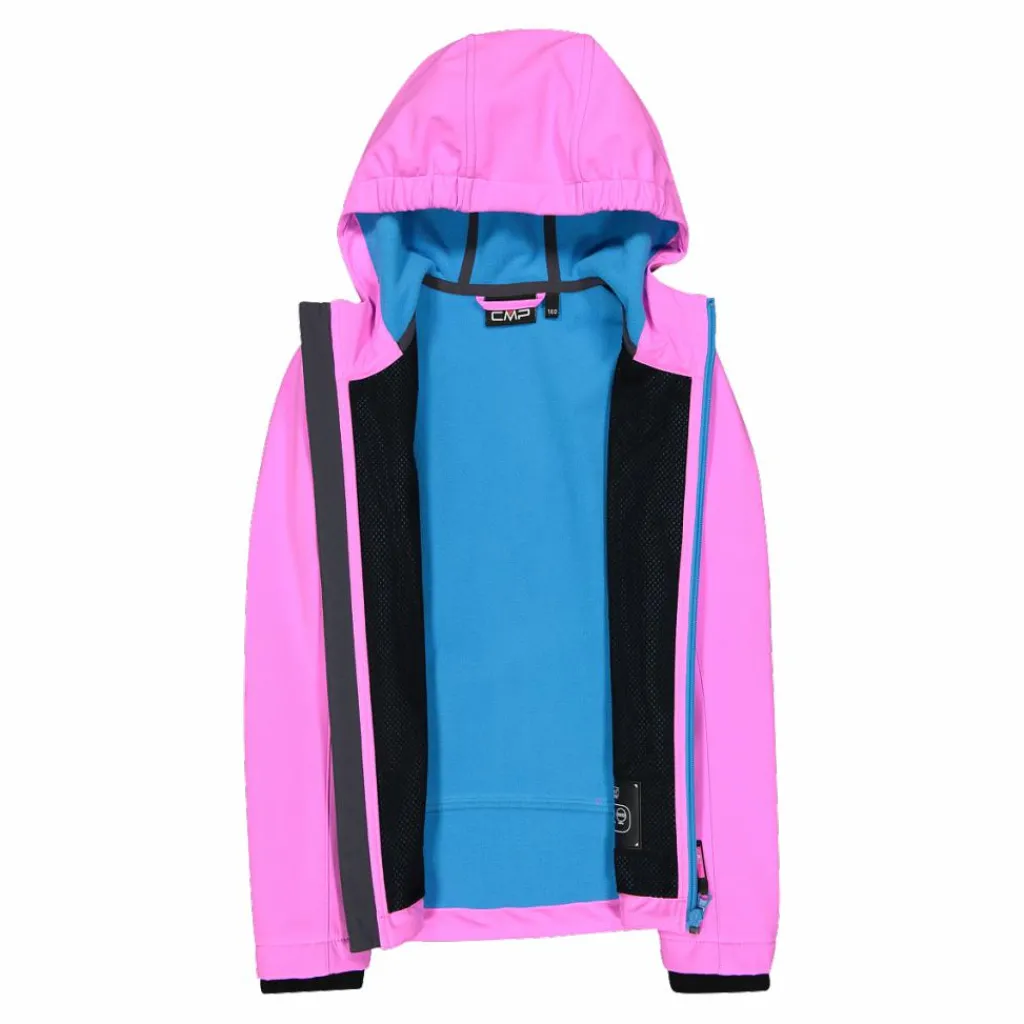 Softshell-Mädchenjacke mit Fix-Hood>CMP Discount