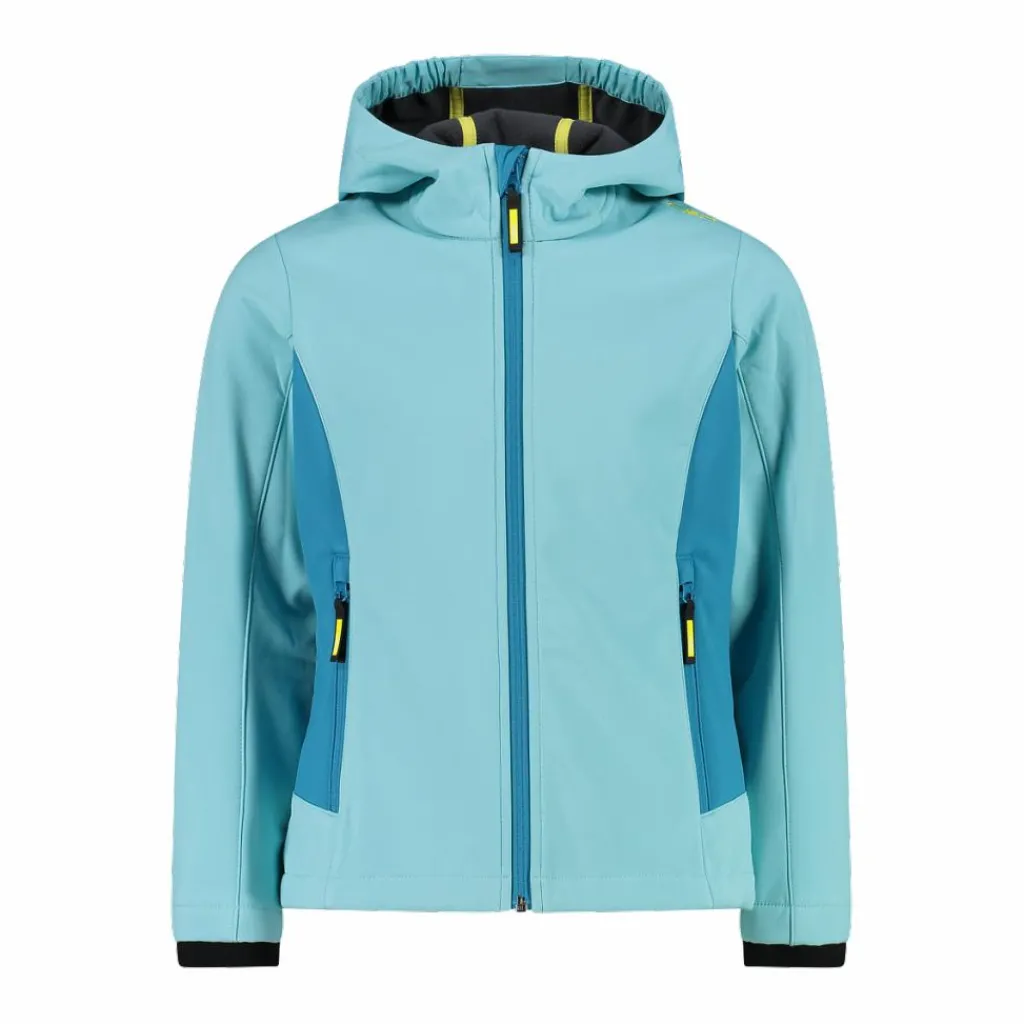 Softshell-Mädchenjacke mit Fix-Hood>CMP Discount