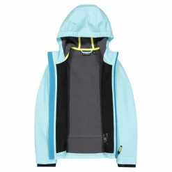 Softshell-Mädchenjacke mit Fix-Hood><noscript><img width=