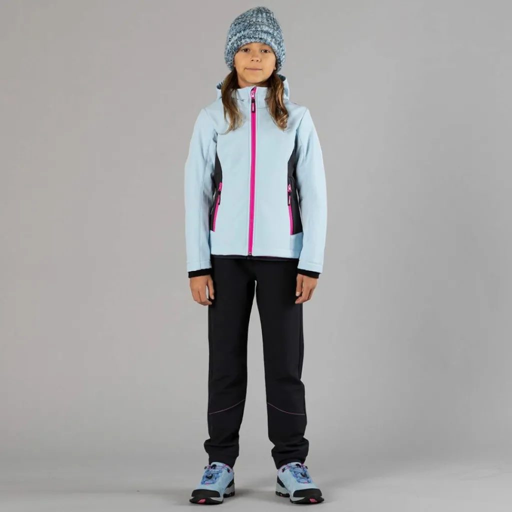 Softshell-Mädchenjacke mit Fix-Hood>CMP Discount
