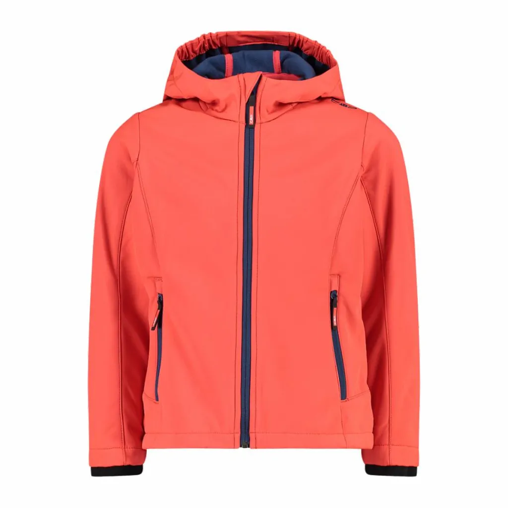 Softshell-Mädchenjacke mit Fix-Hood>CMP Discount