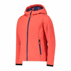 Softshell-Mädchenjacke mit Fix-Hood><noscript><img width=
