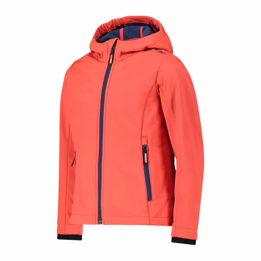Softshell-Mädchenjacke mit Fix-Hood>CMP Discount