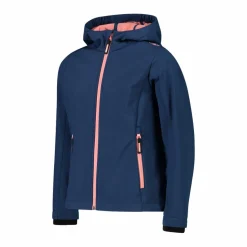 Softshell-Mädchenjacke mit Fix-Hood><noscript><img width=