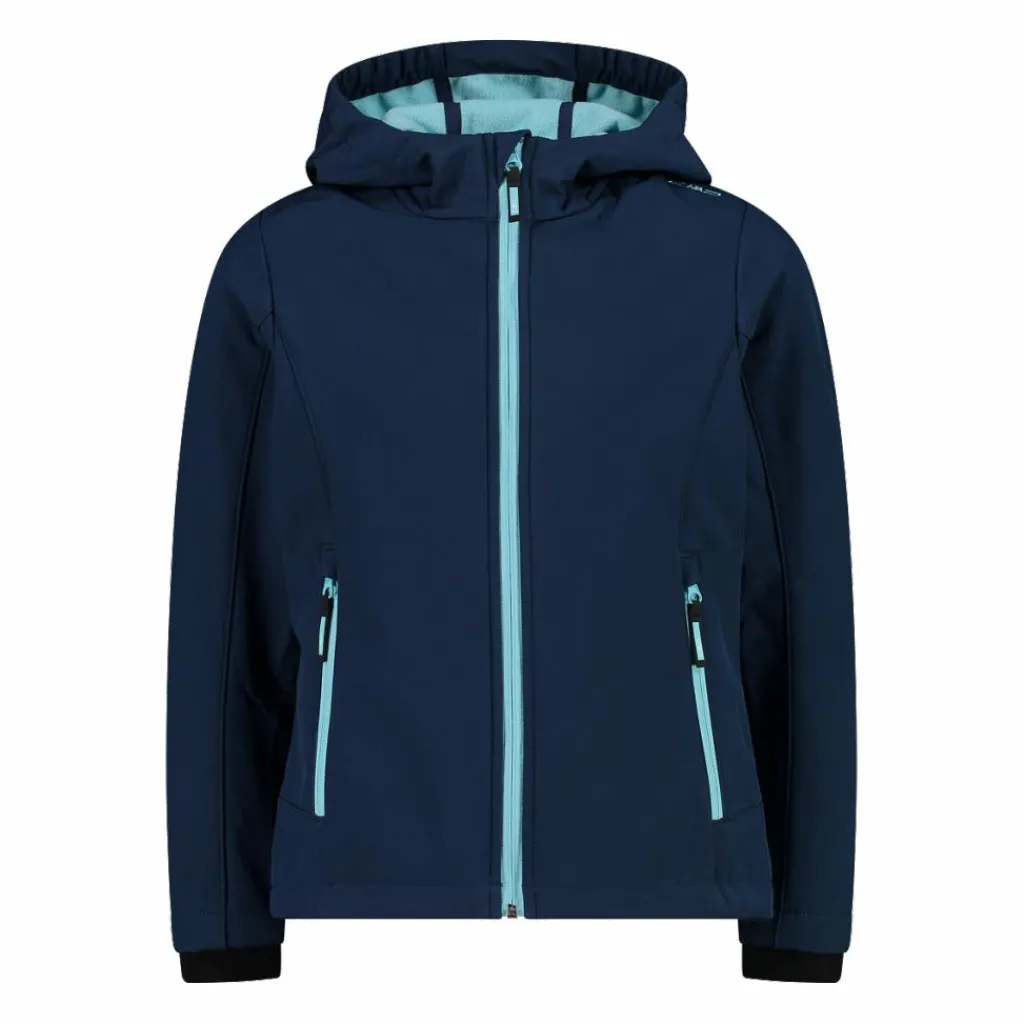 Softshell-Mädchenjacke mit Fix-Hood>CMP Discount