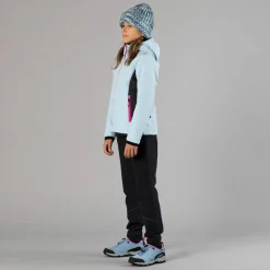 Softshell-Mädchenjacke mit Fix-Hood><noscript><img width=