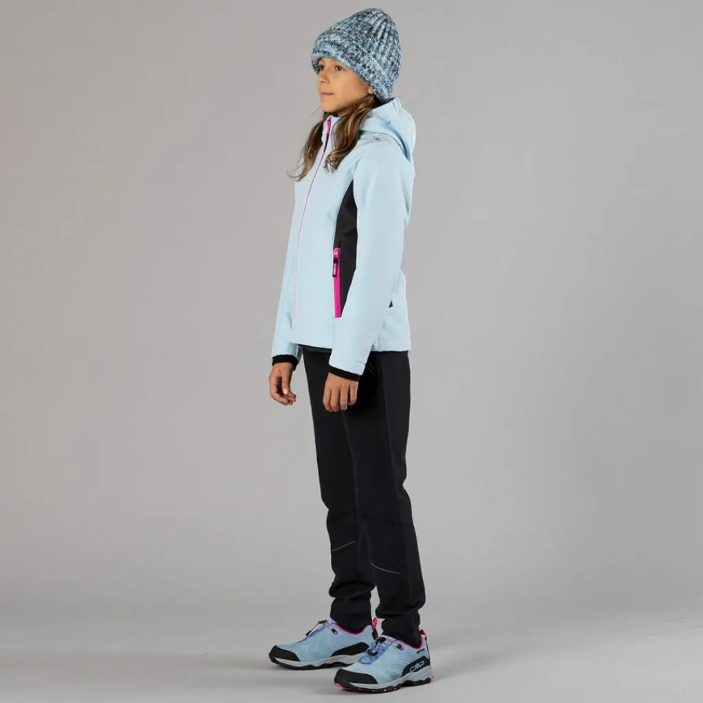 Softshell-Mädchenjacke mit Fix-Hood>CMP Discount
