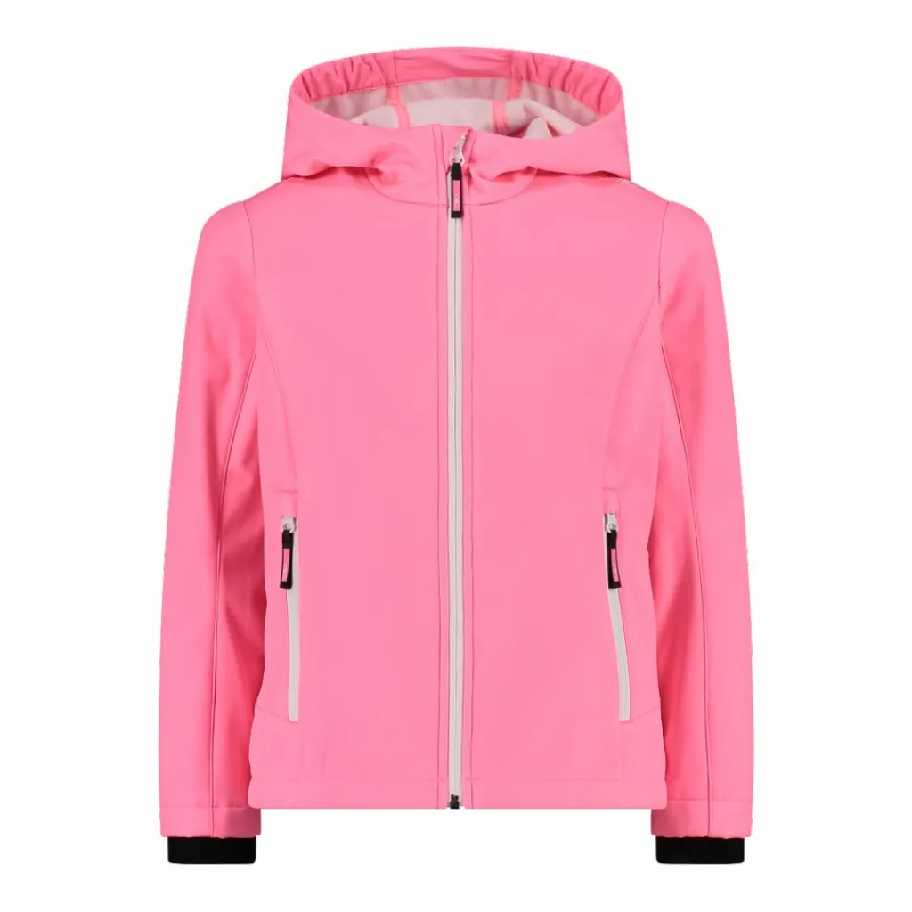 Softshell-Mädchenjacke mit Fix-Hood>CMP Discount