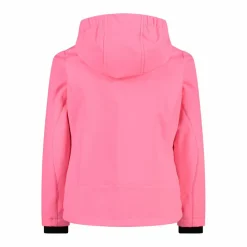 Softshell-Mädchenjacke mit Fix-Hood><noscript><img width=