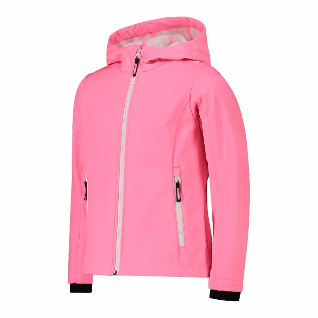 Softshell-Mädchenjacke mit Fix-Hood>CMP Discount