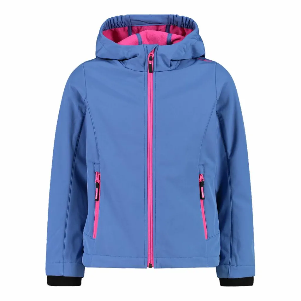 Softshell-Mädchenjacke mit Fix-Hood>CMP Discount