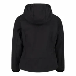 Softshell-Mädchenjacke mit Fix-Hood><noscript><img width=