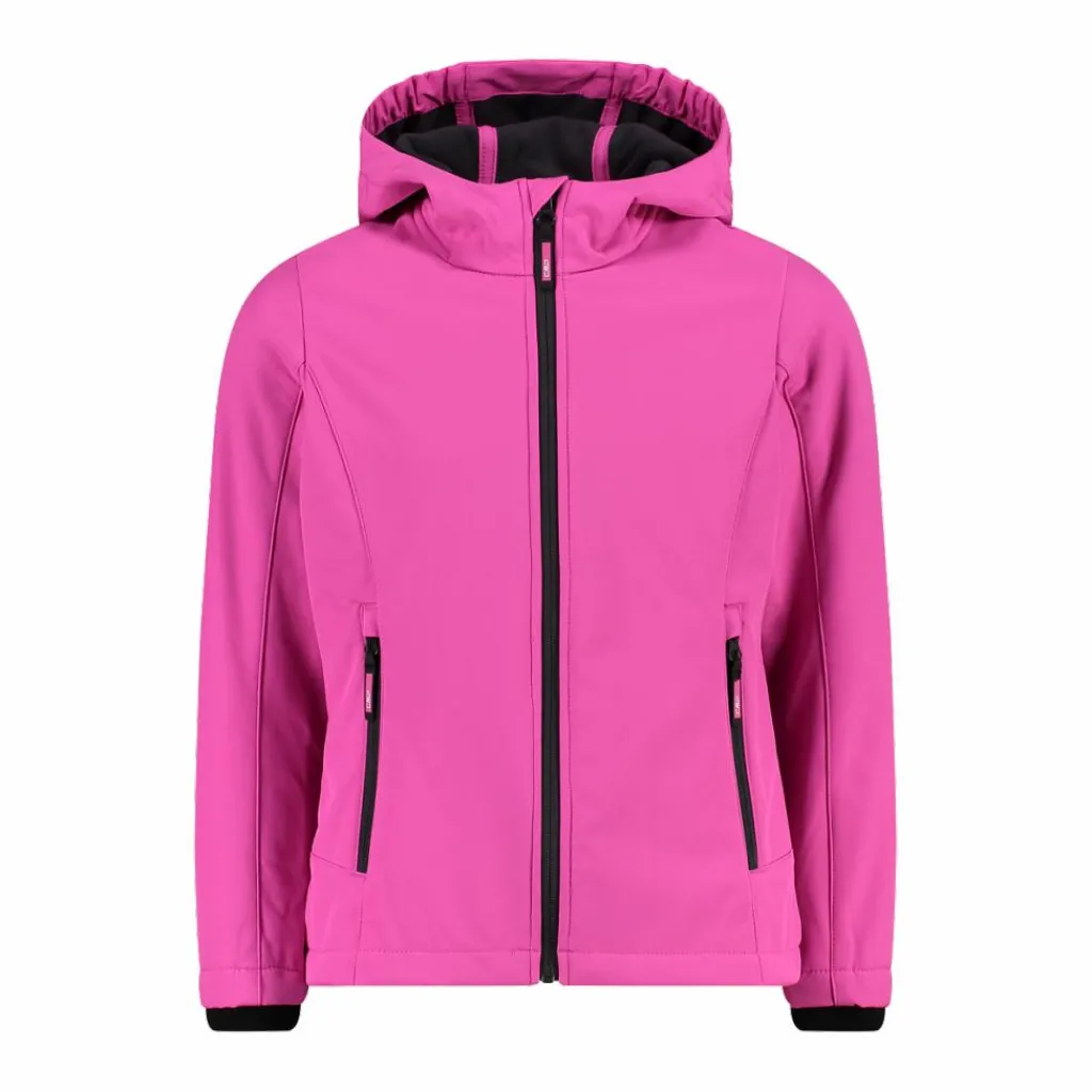 Softshell-Mädchenjacke mit Fix-Hood>CMP Discount