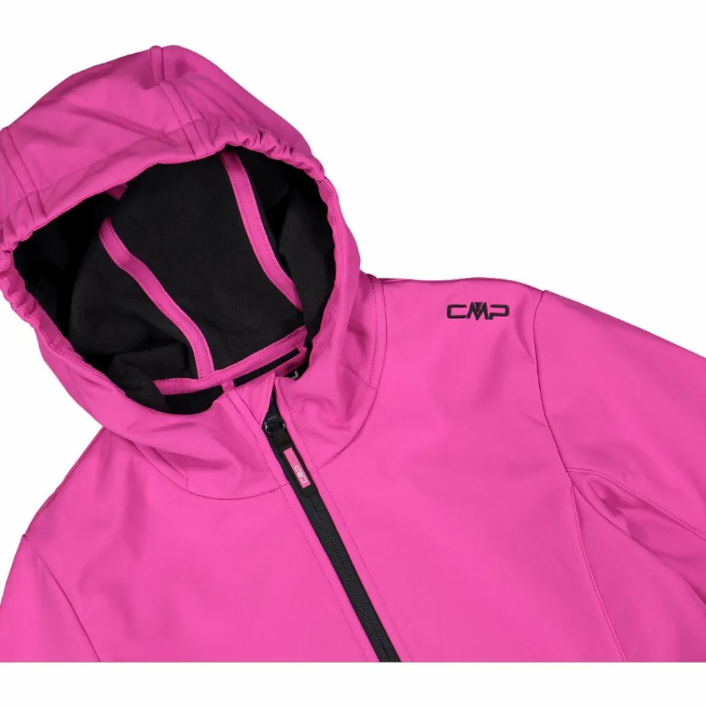 Softshell-Mädchenjacke mit Fix-Hood>CMP Discount