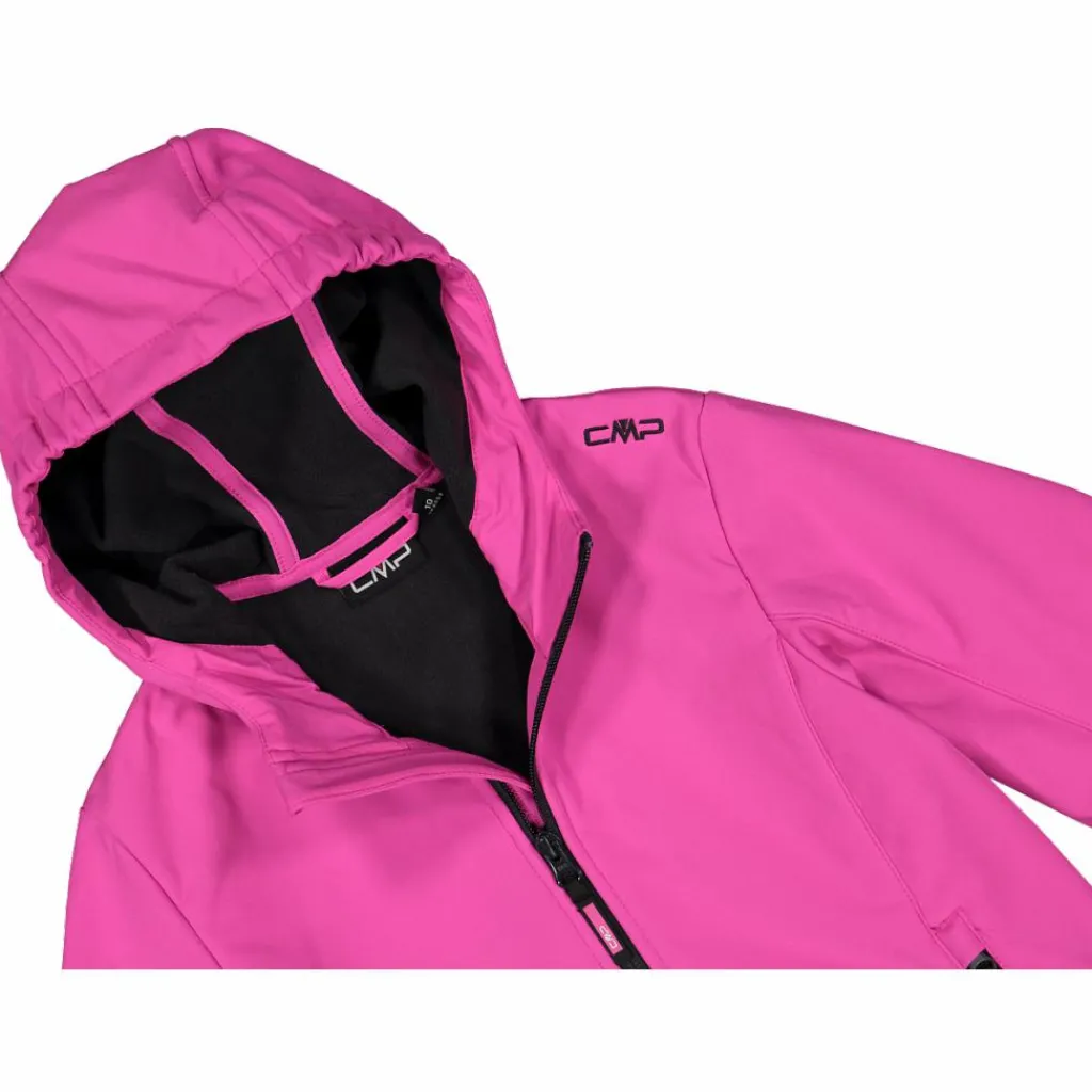 Softshell-Mädchenjacke mit Fix-Hood>CMP Discount