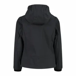Softshell-Mädchenjacke mit Fix-Hood><noscript><img width=