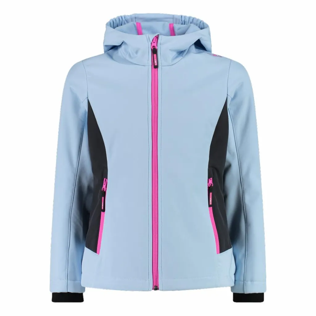 Softshell-Mädchenjacke mit Fix-Hood>CMP Discount