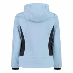 Softshell-Mädchenjacke mit Fix-Hood><noscript><img width=