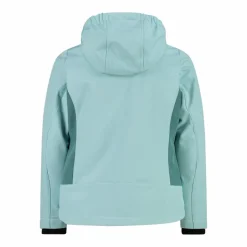 Softshell-Mädchenjacke mit Fix-Hood><noscript><img width=