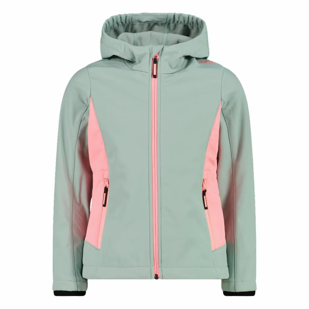 Softshell-Mädchenjacke mit Fix-Hood>CMP Discount